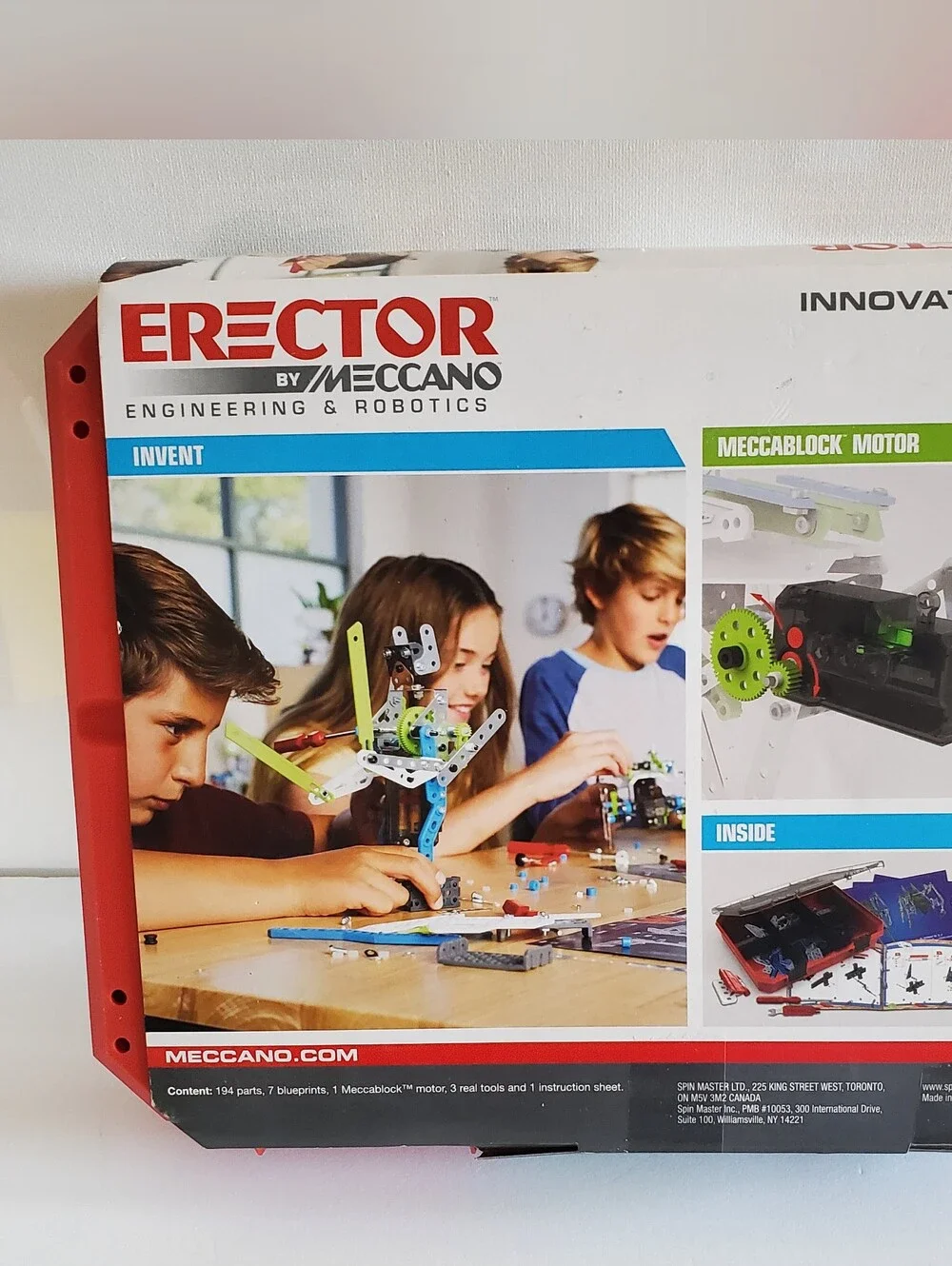 Erector by Meccano build motorized